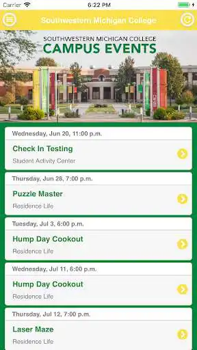 Play Southwestern Michigan College Campus Events as an online game Southwestern Michigan College Campus Events with UptoPlay