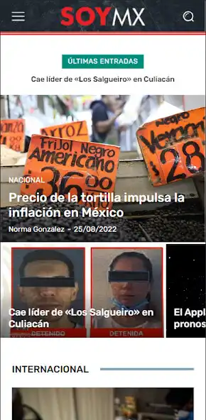 Play SOYMX Noticias  and enjoy SOYMX Noticias with UptoPlay