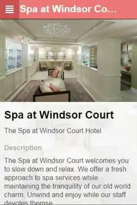 Play Spa at Windsor Court