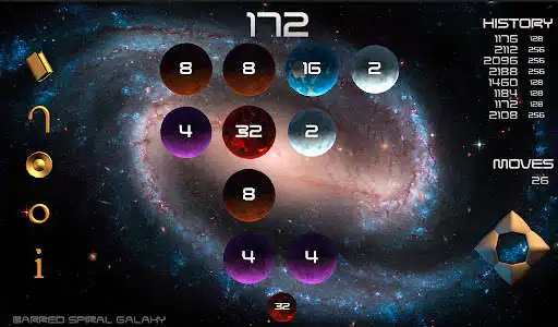Play Space 2048 3D as an online game Space 2048 3D with UptoPlay