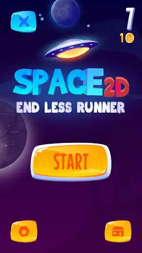 Play Space 2d End Less Runner 2021  and enjoy Space 2d End Less Runner 2021 with UptoPlay