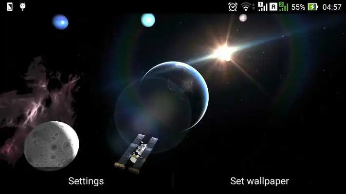 Play Space 3D Live Wallpaper Free