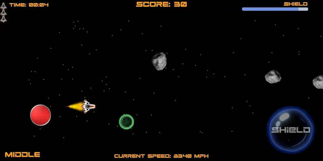 Play Space Adventures: Asteroid Rush as an online game Space Adventures: Asteroid Rush with UptoPlay