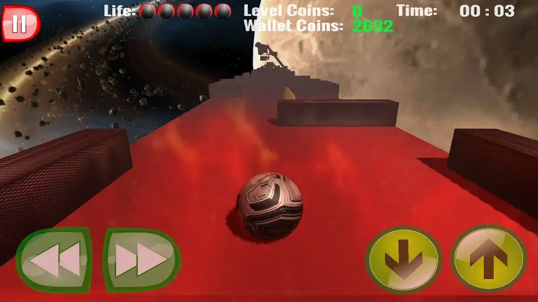 Play Space Ball: Balance Game as an online game Space Ball: Balance Game with UptoPlay