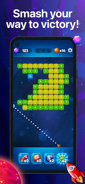 Play Space Ball Crusher: Simple Fun as an online game Space Ball Crusher: Simple Fun with UptoPlay