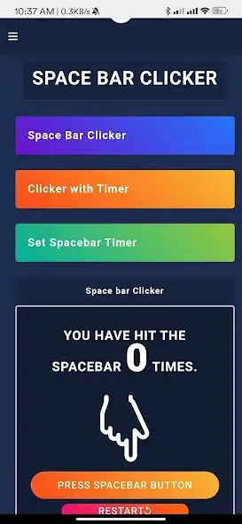 Play Space Bar Clicker  and enjoy Space Bar Clicker with UptoPlay