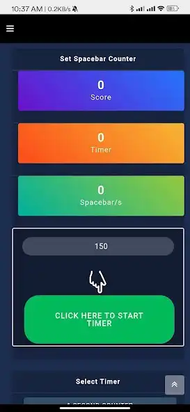 Play Space Bar Clicker as an online game Space Bar Clicker with UptoPlay