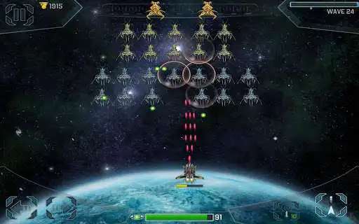 Play Space Cadet Defender Invaders as an online game Space Cadet Defender Invaders with UptoPlay