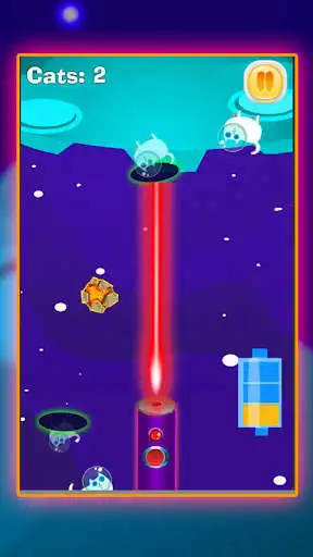Play Space Cat: Laser Pointer Sim as an online game Space Cat: Laser Pointer Sim with UptoPlay