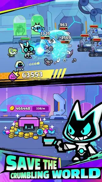 Play Space Cats: Idle RPG as an online game Space Cats: Idle RPG with UptoPlay