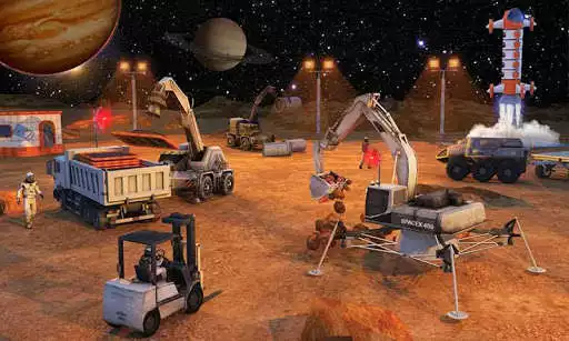 Play Space City Construction Simulator Game:Mars Colony