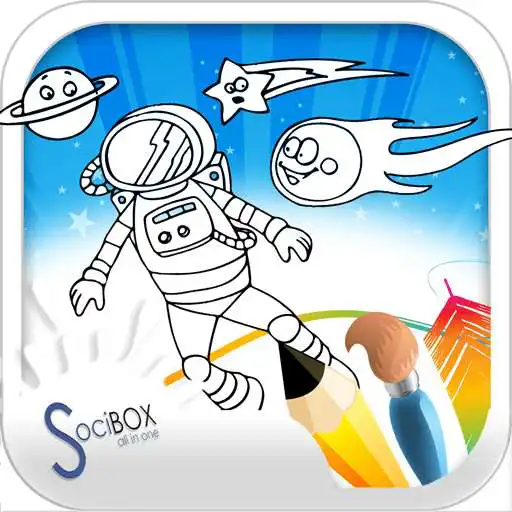 Free play online space coloring book  APK