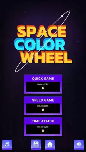Play Space Color Wheel as an online game Space Color Wheel with UptoPlay