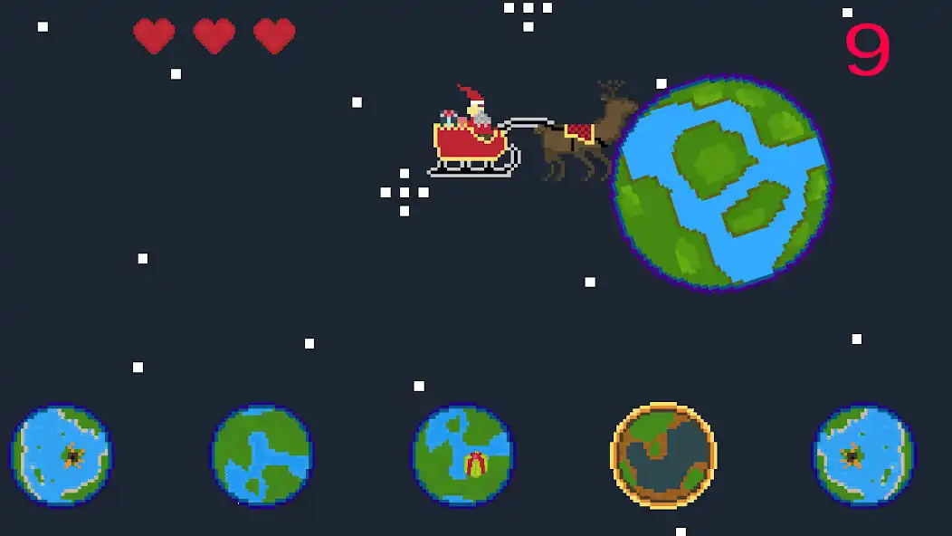 Play Space delivery - Santa saves Christmas as an online game Space delivery - Santa saves Christmas with UptoPlay