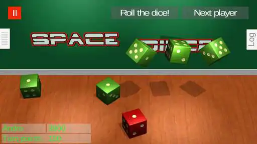 Play Space Dice - Farkle Lite as an online game Space Dice - Farkle Lite with UptoPlay