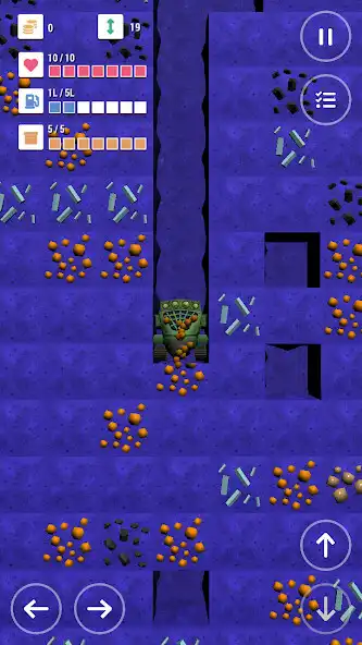 Play Space Digger as an online game Space Digger with UptoPlay