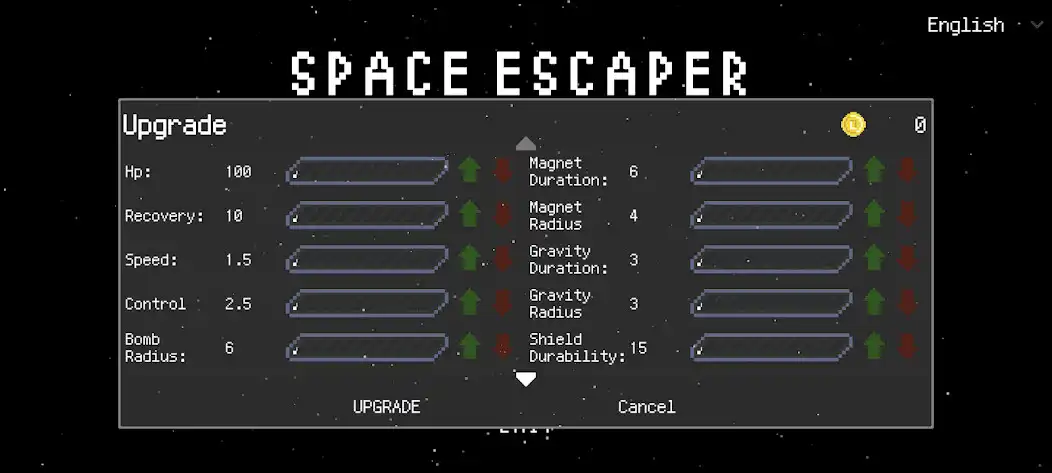 Play Space Escaper - Pixel Shooting as an online game Space Escaper - Pixel Shooting with UptoPlay