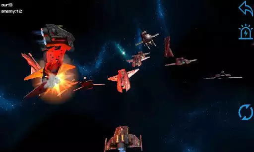 Play Space Fight as an online game Space Fight with UptoPlay