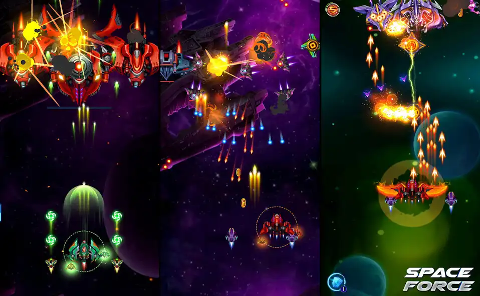 Play Space Force War: Galaxy Attack  and enjoy Space Force War: Galaxy Attack with UptoPlay