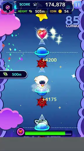 Play Space Hopper as an online game Space Hopper with UptoPlay