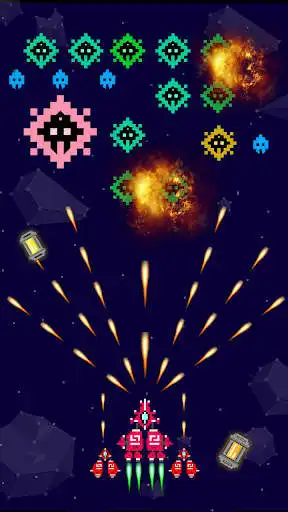 Play Space Intruder: Galaxy AirCraft Old School Shooter  and enjoy Space Intruder: Galaxy AirCraft Old School Shooter with UptoPlay