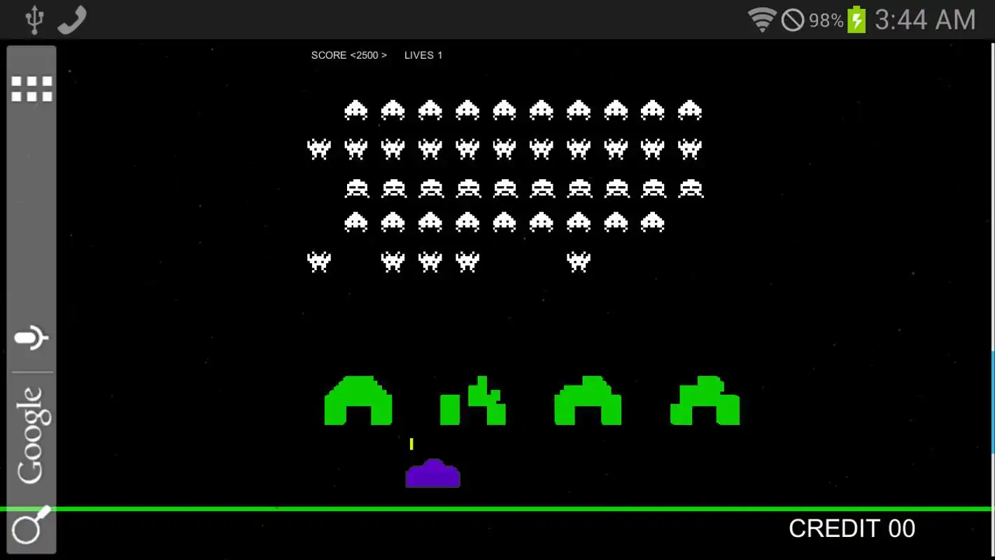 Play Space Invasion Live Wallpaper