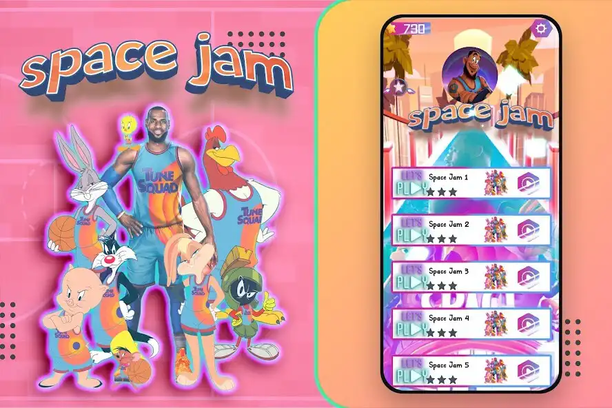 Play space jam: a legacy tiles hop  and enjoy space jam: a legacy tiles hop with UptoPlay