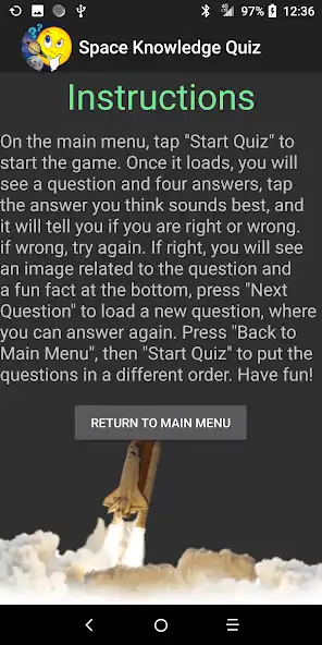 Play Space Knowledge Quiz as an online game Space Knowledge Quiz with UptoPlay