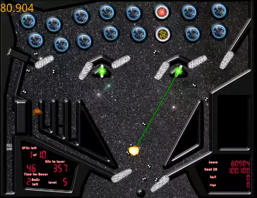 Play Space Laser Multiball Pinball