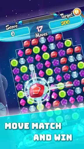 Play Space Match 3 Jewel Journey as an online game Space Match 3 Jewel Journey with UptoPlay