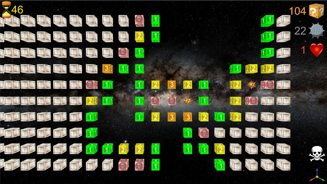 Play Space Mines 3D as an online game Space Mines 3D with UptoPlay