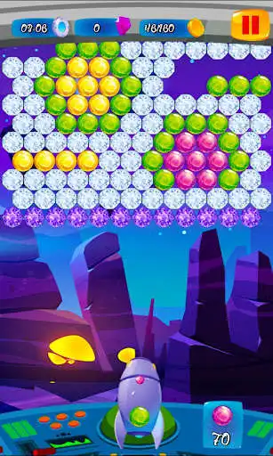 Play Space Pop : Bubble Shooter as an online game Space Pop : Bubble Shooter with UptoPlay