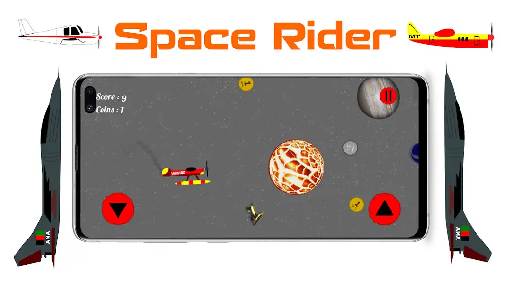 Play Space Rider - Offline as an online game Space Rider - Offline with UptoPlay