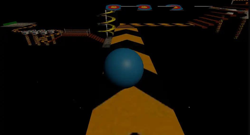 Play Space Rolling Ball 3D as an online game Space Rolling Ball 3D with UptoPlay