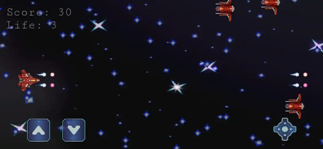 Play Space Ship - By Haidar as an online game Space Ship - By Haidar with UptoPlay