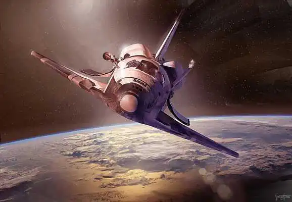 Play Spaceship Live Wallpaper