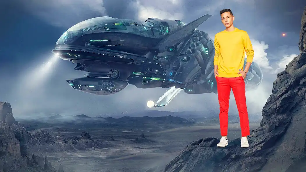 Play Spaceship Photo Editor -Frames as an online game Spaceship Photo Editor -Frames with UptoPlay