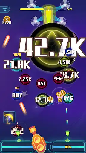 Play Space Shooter: Alien Virus War as an online game Space Shooter: Alien Virus War with UptoPlay