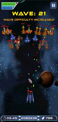 Play Space Shooter: Galaxy Survival as an online game Space Shooter: Galaxy Survival with UptoPlay