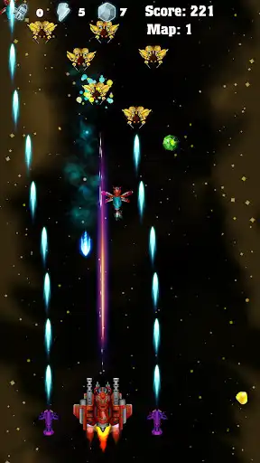 Play Space Shooter: New galaxy attack as an online game Space Shooter: New galaxy attack with UptoPlay