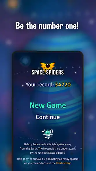 Play Space Spiders  and enjoy Space Spiders with UptoPlay