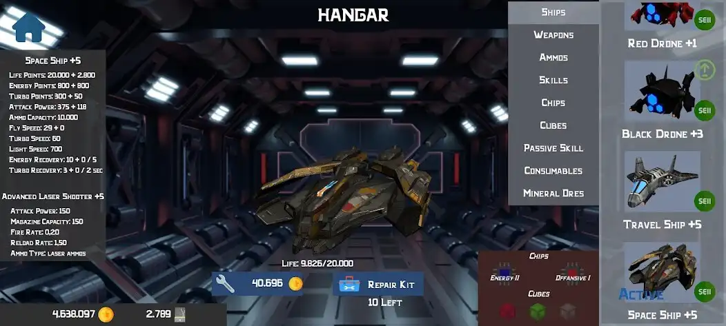 Play Space Star - Space RPG as an online game Space Star - Space RPG with UptoPlay