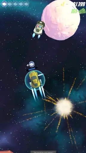 Play Space Taxi Driver - cosmic endless runner as an online game Space Taxi Driver - cosmic endless runner with UptoPlay