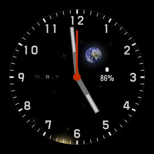 Play Space Time Analog Watchface APK