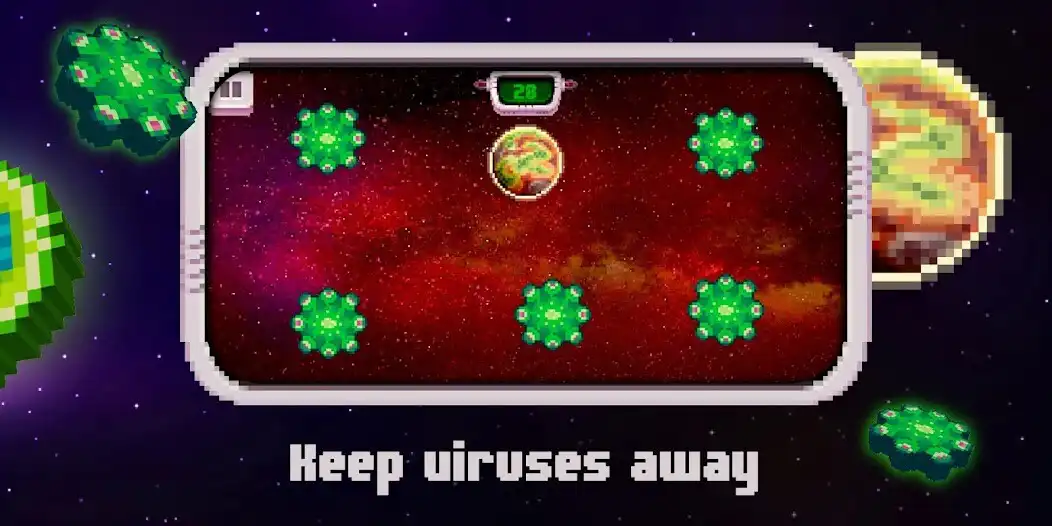 Play Space Virus: Virus and Bacteria Games in Space as an online game Space Virus: Virus and Bacteria Games in Space with UptoPlay