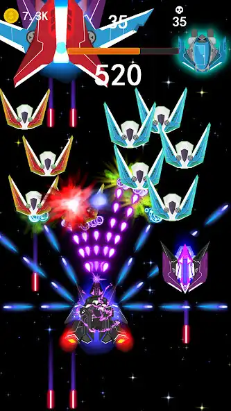 Play Space war-Infinite shooting  and enjoy Space war-Infinite shooting with UptoPlay