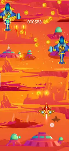 Play Space Warriors - Shoot aliens, Shoot Plane as an online game Space Warriors - Shoot aliens, Shoot Plane with UptoPlay