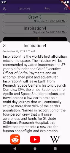 Play SpaceXLaunches