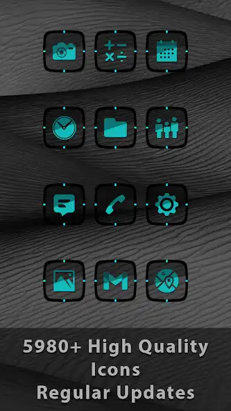 Play Space X - Shadow Teal Icons  and enjoy Space X - Shadow Teal Icons with UptoPlay