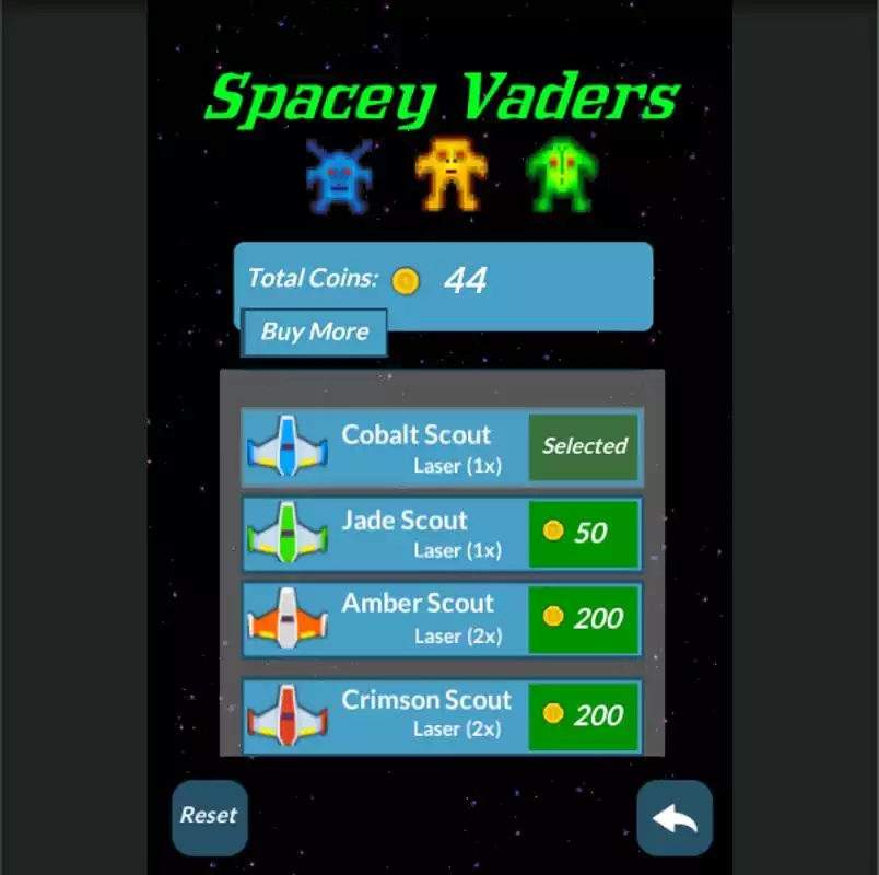 Play Spacey Vaders